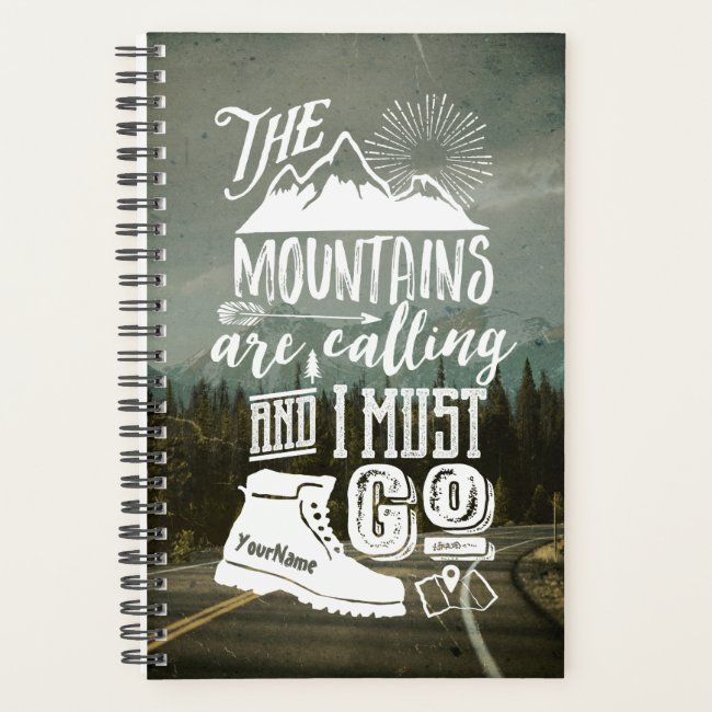 Mountains Calling Must Go Your Photo Typography Planner #the #mountains ...